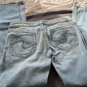 Vintage Silver Jean Co. Light Blue Women's Jeans